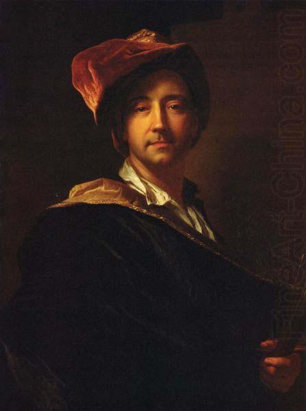 Hyacinthe Rigaud Self portrait china oil painting image